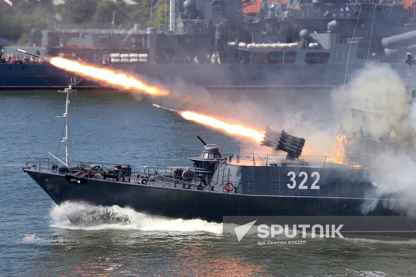 Navy Day celebrations in Russian cities