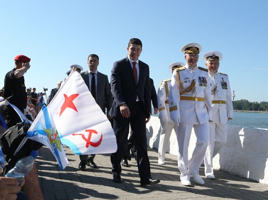 Navy Day celebrations in Russian cities