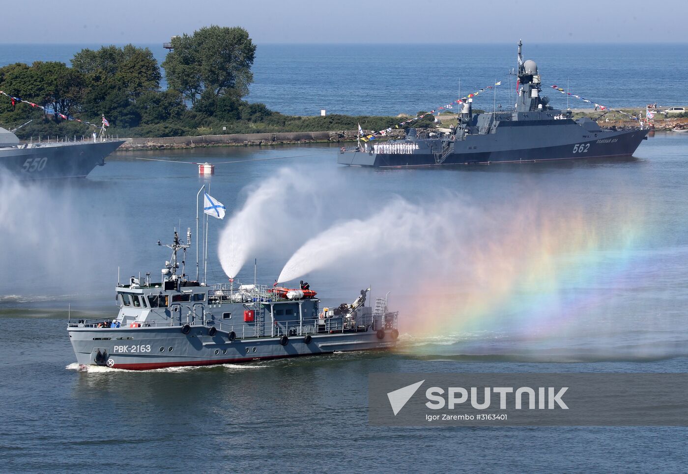 Navy Day celebrations in Russian cities