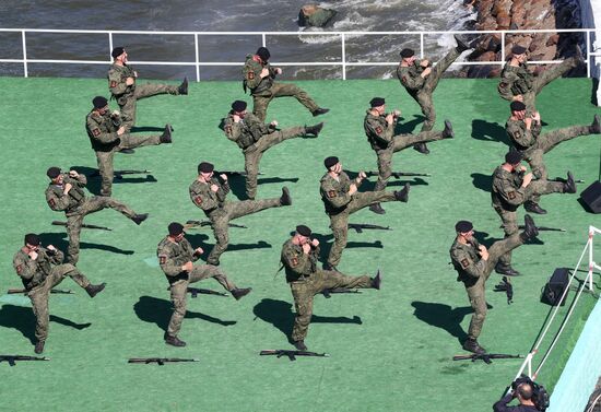 Navy Day celebrations in Russian cities
