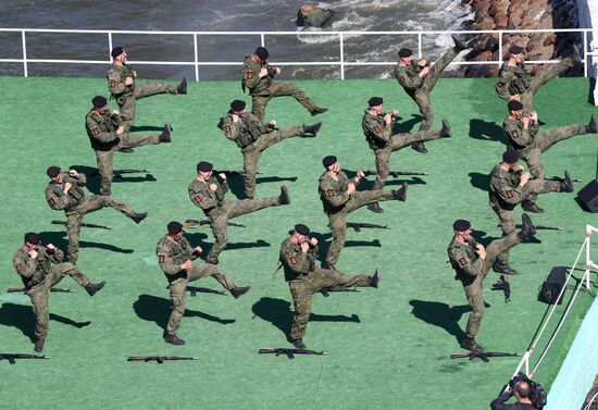 Navy Day celebrations in Russian cities