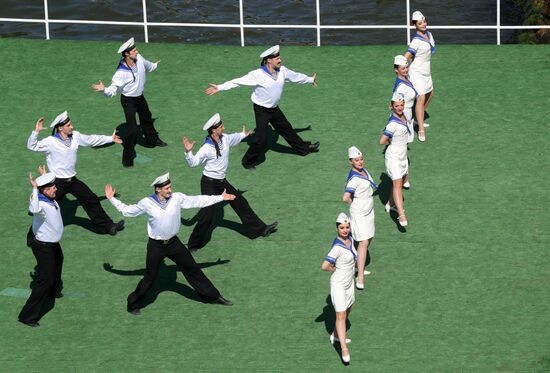 Navy Day celebrations in Russian cities