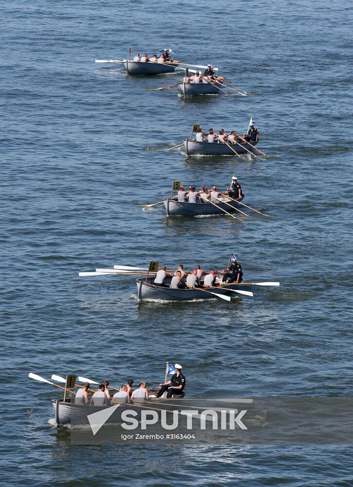 Navy Day celebrations in Russian cities
