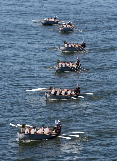 Navy Day celebrations in Russian cities