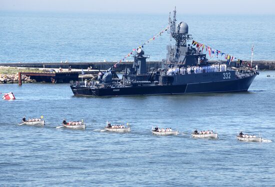 Navy Day celebrations in Russian cities