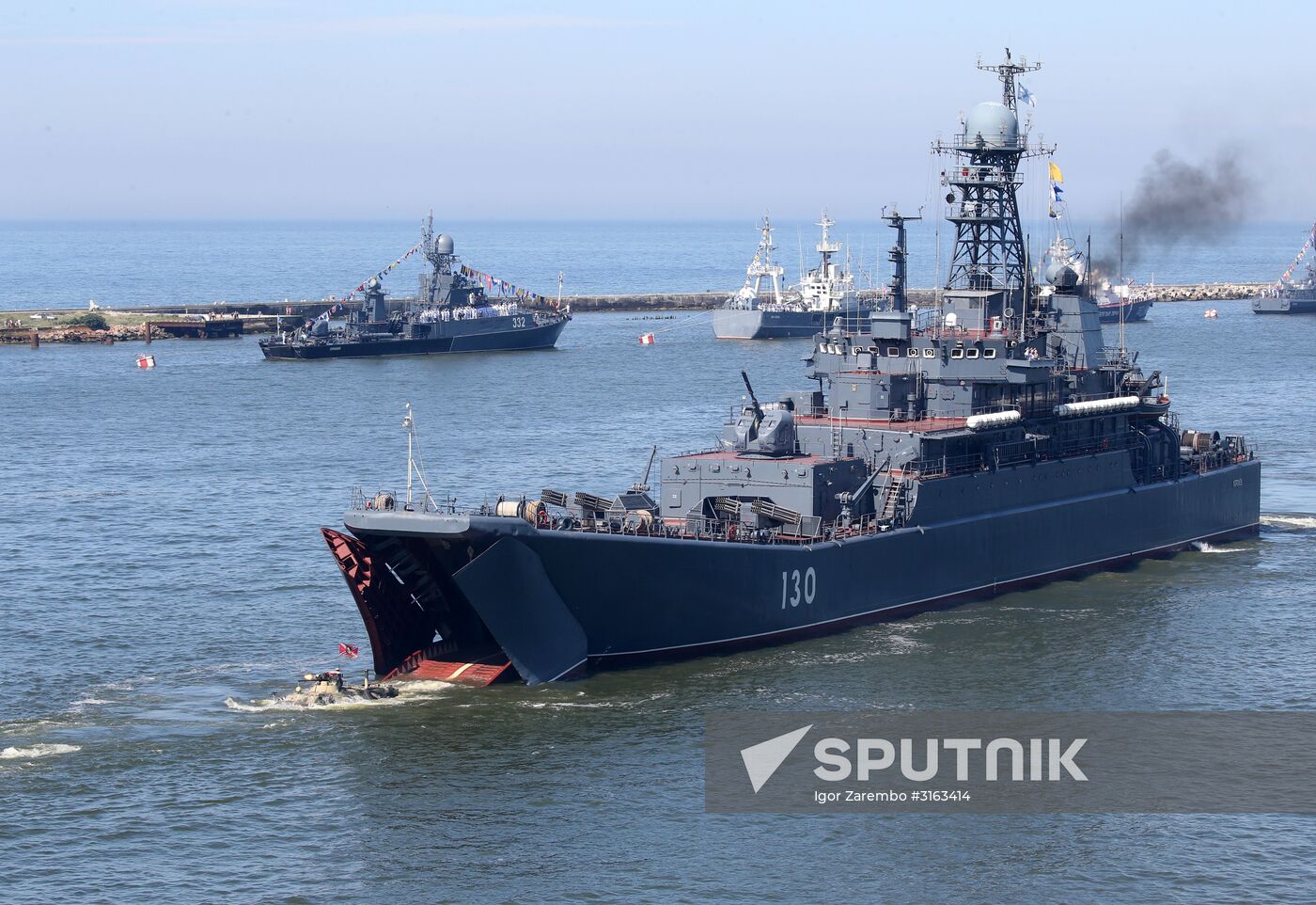 Navy Day celebrations in Russian cities