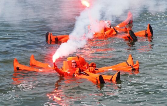 Navy Day celebrations in Russian cities