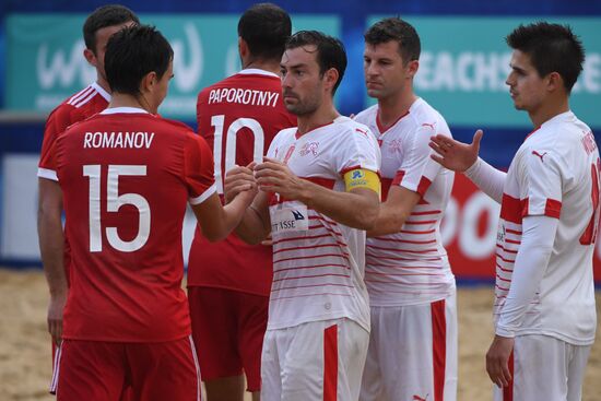 2017 Euro Beach Soccer League. Russia vs. Switzerland