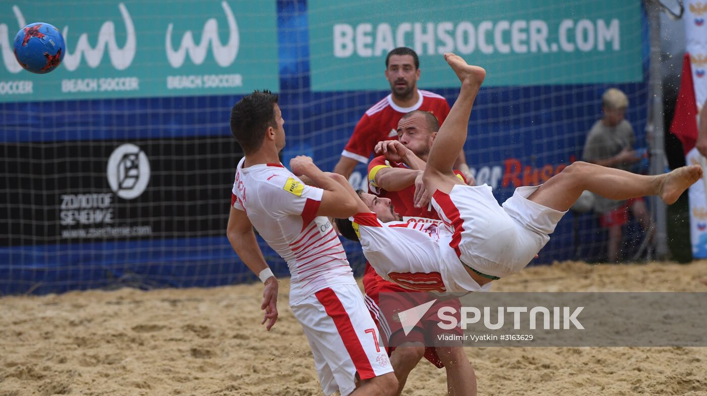 2017 Euro Beach Soccer League. Russia vs. Switzerland