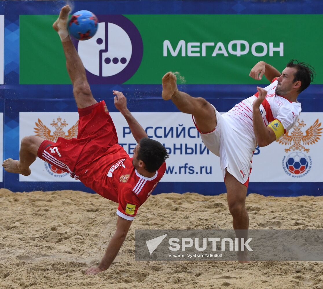 2017 Euro Beach Soccer League. Russia vs. Switzerland