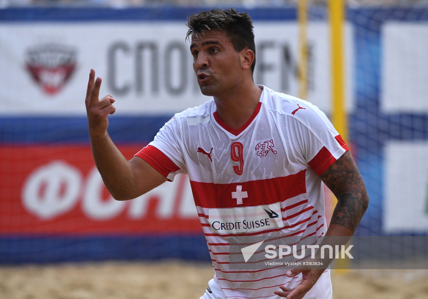 2017 Euro Beach Soccer League. Russia vs. Switzerland