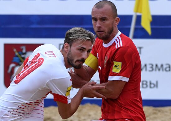 2017 Euro Beach Soccer League. Russia vs. Switzerland