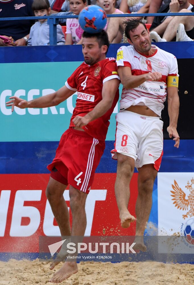 2017 Euro Beach Soccer League. Russia vs. Switzerland