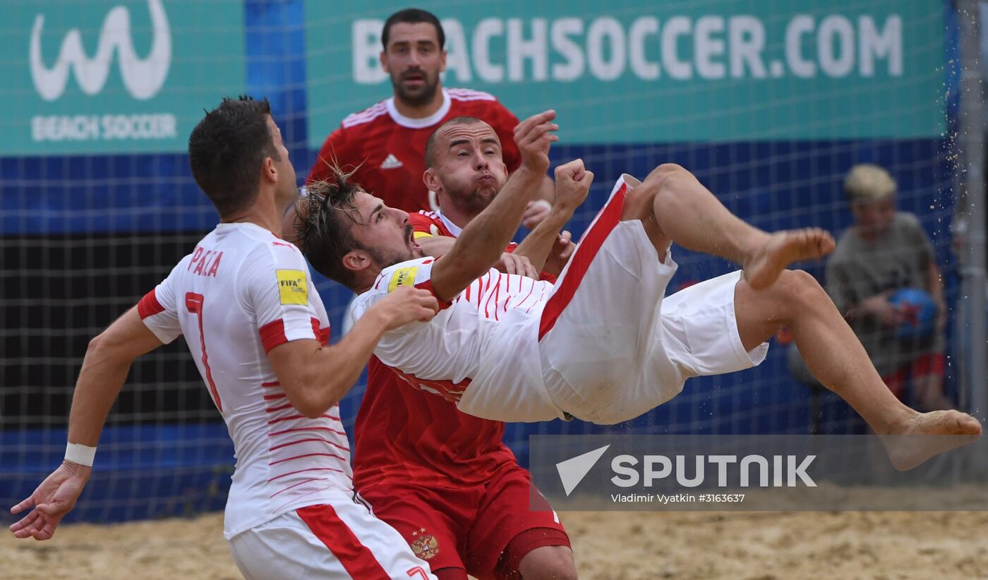 2017 Euro Beach Soccer League. Russia vs. Switzerland