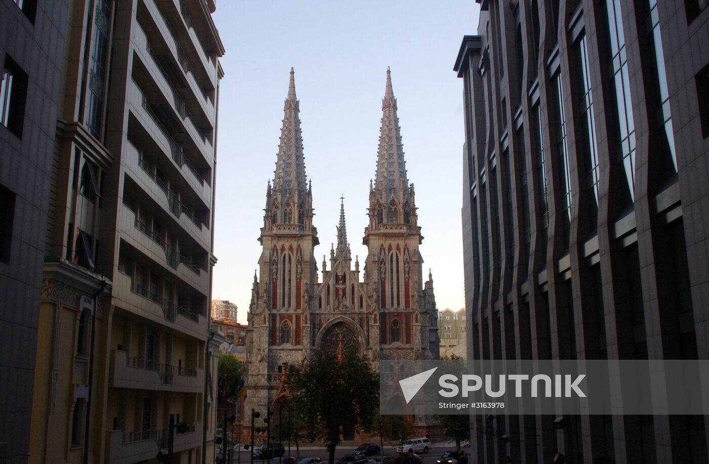 The St. Nicholas Roman Catholic Cathedral (House of Organ and Chamber Music) in Kiev