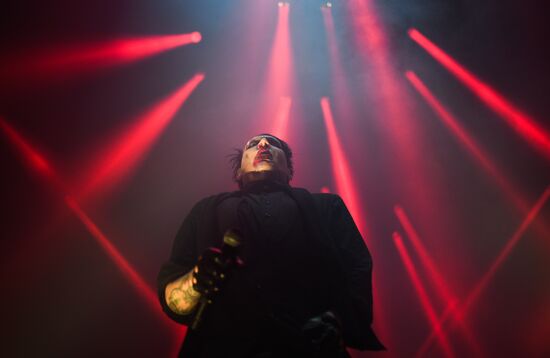 Marilyn Manson's concert in Moscow