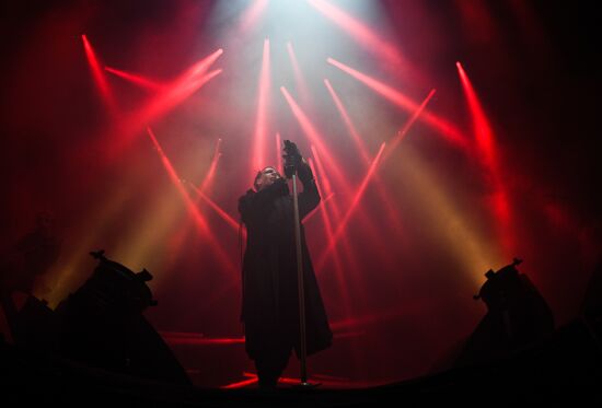 Marilyn Manson's concert in Moscow