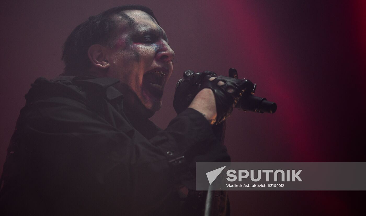 Marilyn Manson's concert in Moscow