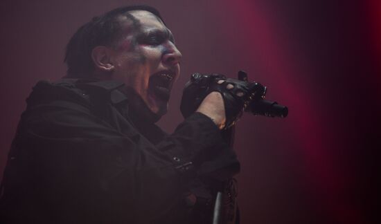 Marilyn Manson's concert in Moscow
