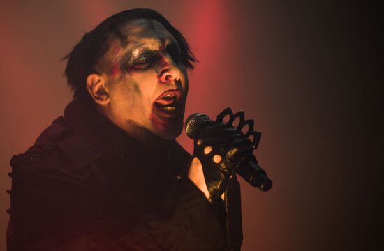 Marilyn Manson's concert in Moscow