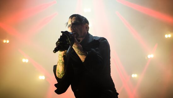 Marilyn Manson's concert in Moscow