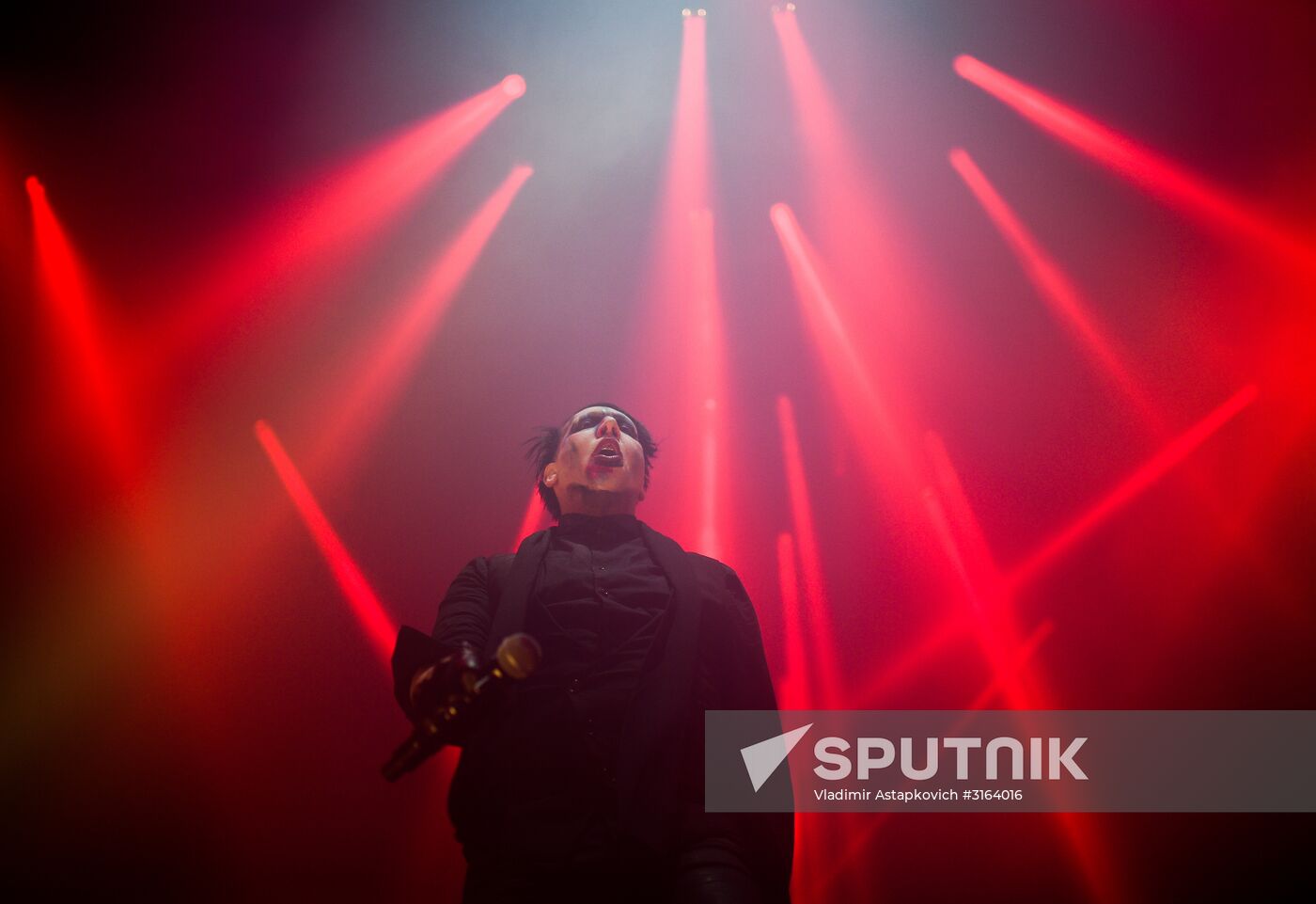 Marilyn Manson's concert in Moscow