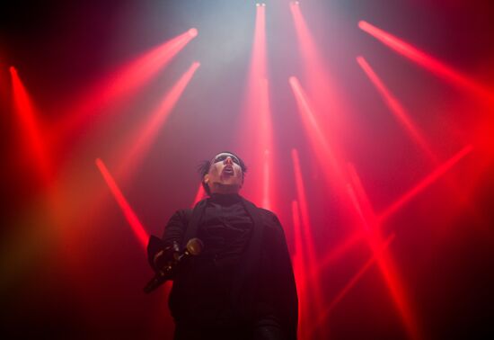 Marilyn Manson's concert in Moscow
