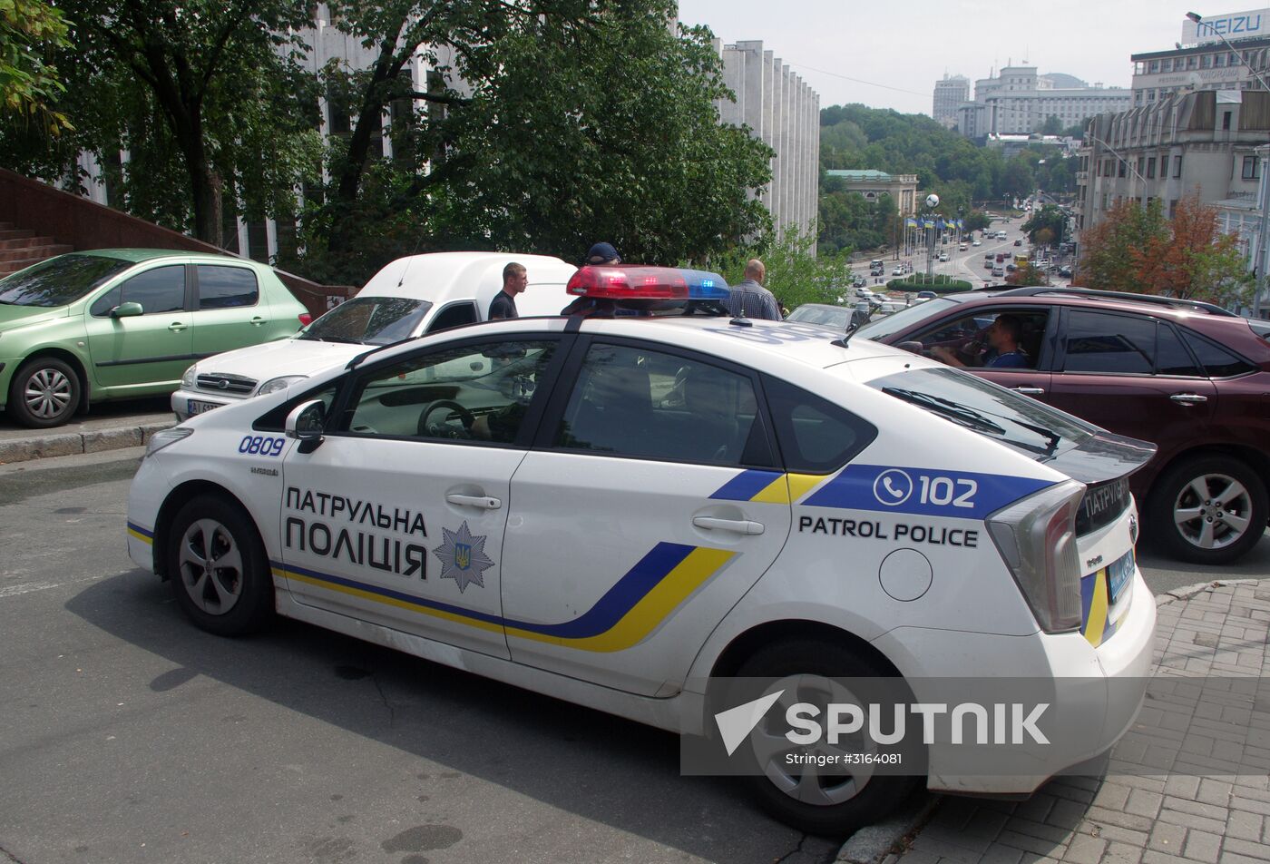 Police car in Kiev