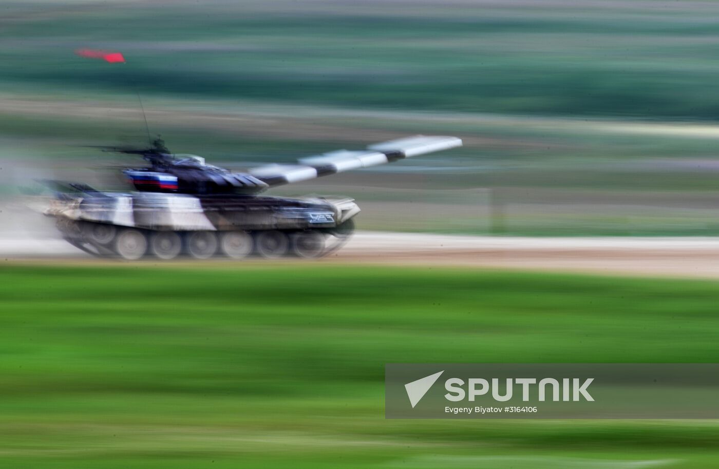 First round of Tank Biathlon Individual Pursuit Race competition. Day four