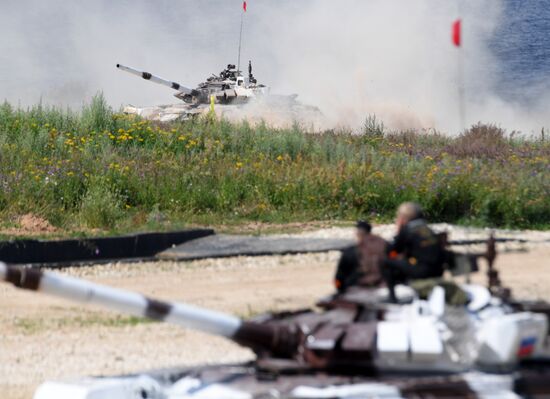 First round of Tank Biathlon Individual Race competition. Day four