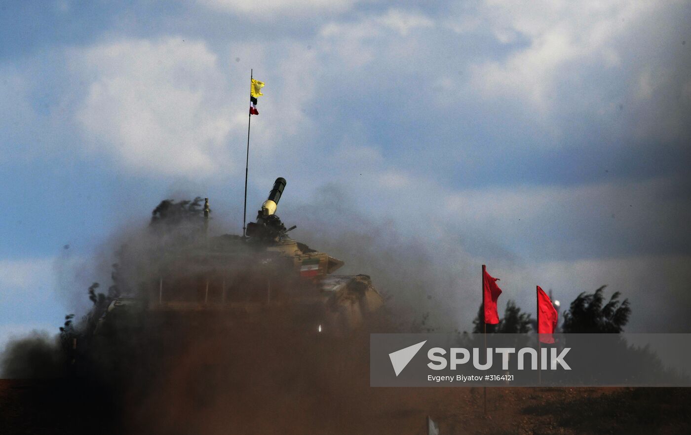 First round of Tank Biathlon Individual Race competition. Day four