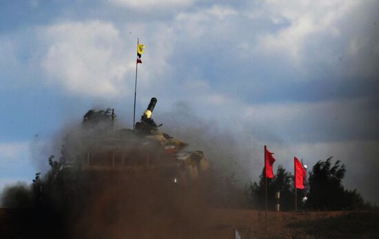 First round of Tank Biathlon Individual Race competition. Day four