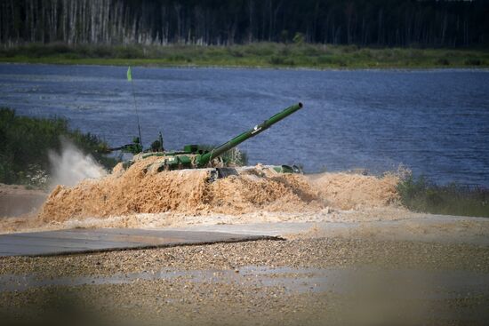First round of Tank Biathlon Individual Race competition. Day four
