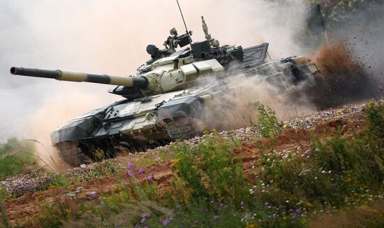 First round of Tank Biathlon Individual Race competition. Day four