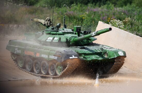 First round of Tank Biathlon Individual Race competition. Day four