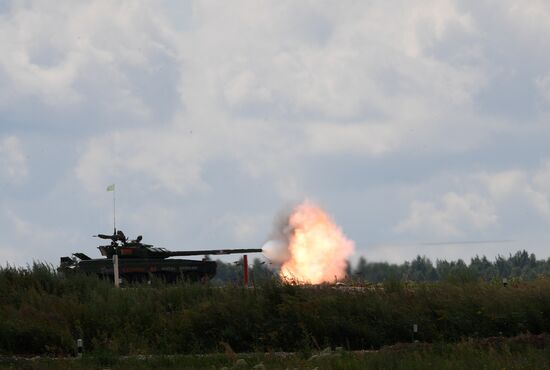 First round of Tank Biathlon Individual Race competition. Day four
