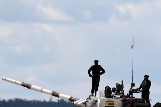 First round of Tank Biathlon Individual Race competition. Day four