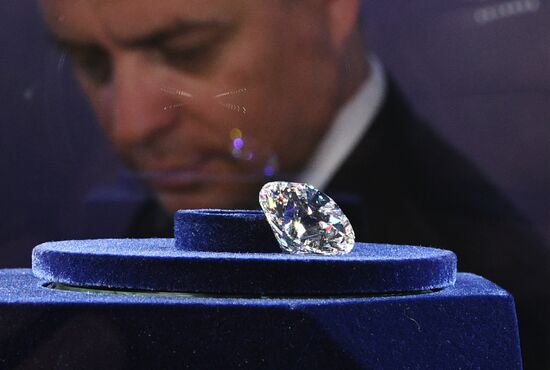 Unique collection of diamonds on private display in Moscow