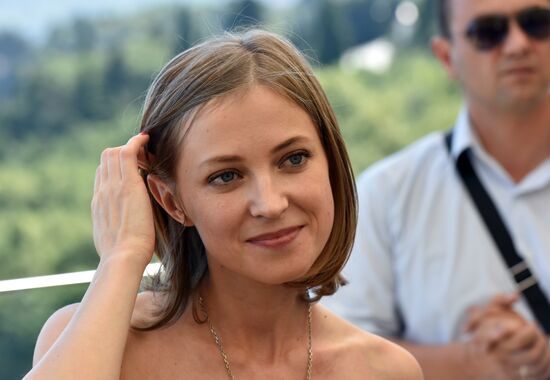 State Duma deputy Natalya Poklonskaya visits Artek