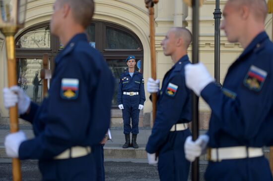Paratroopers' Day on Red Square