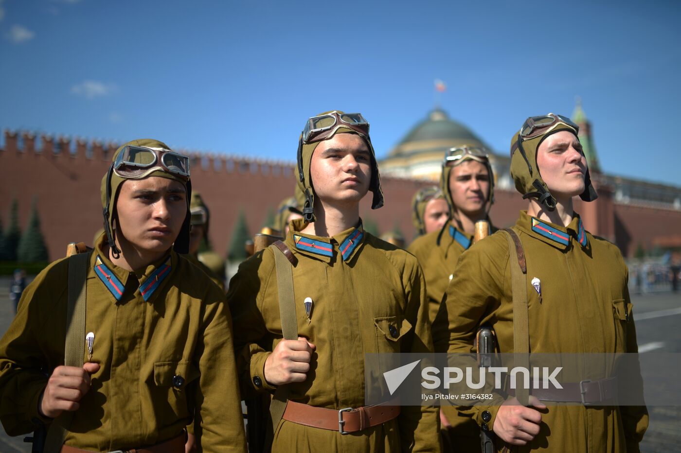 Paratroopers' Day on Red Square