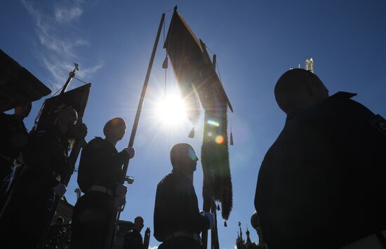 Paratroopers' Day on Red Square