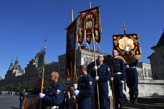 Paratroopers' Day on Red Square
