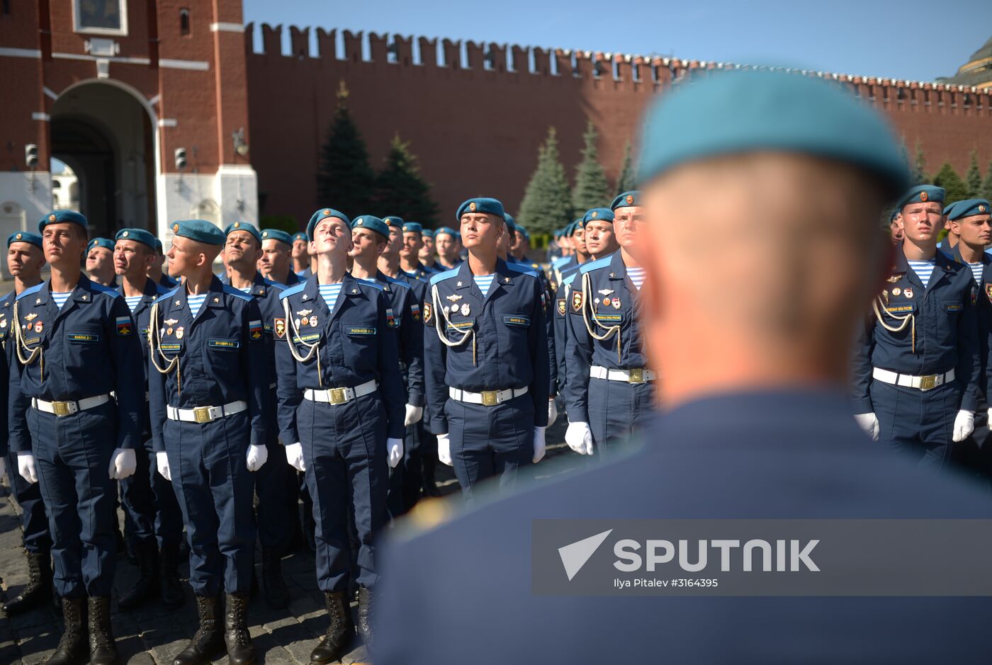 Paratroopers' Day on Red Square