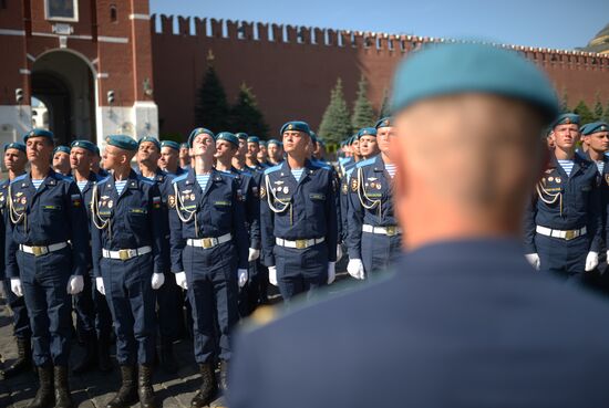 Paratroopers' Day on Red Square