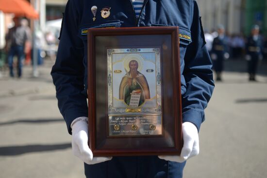Paratroopers' Day on Red Square