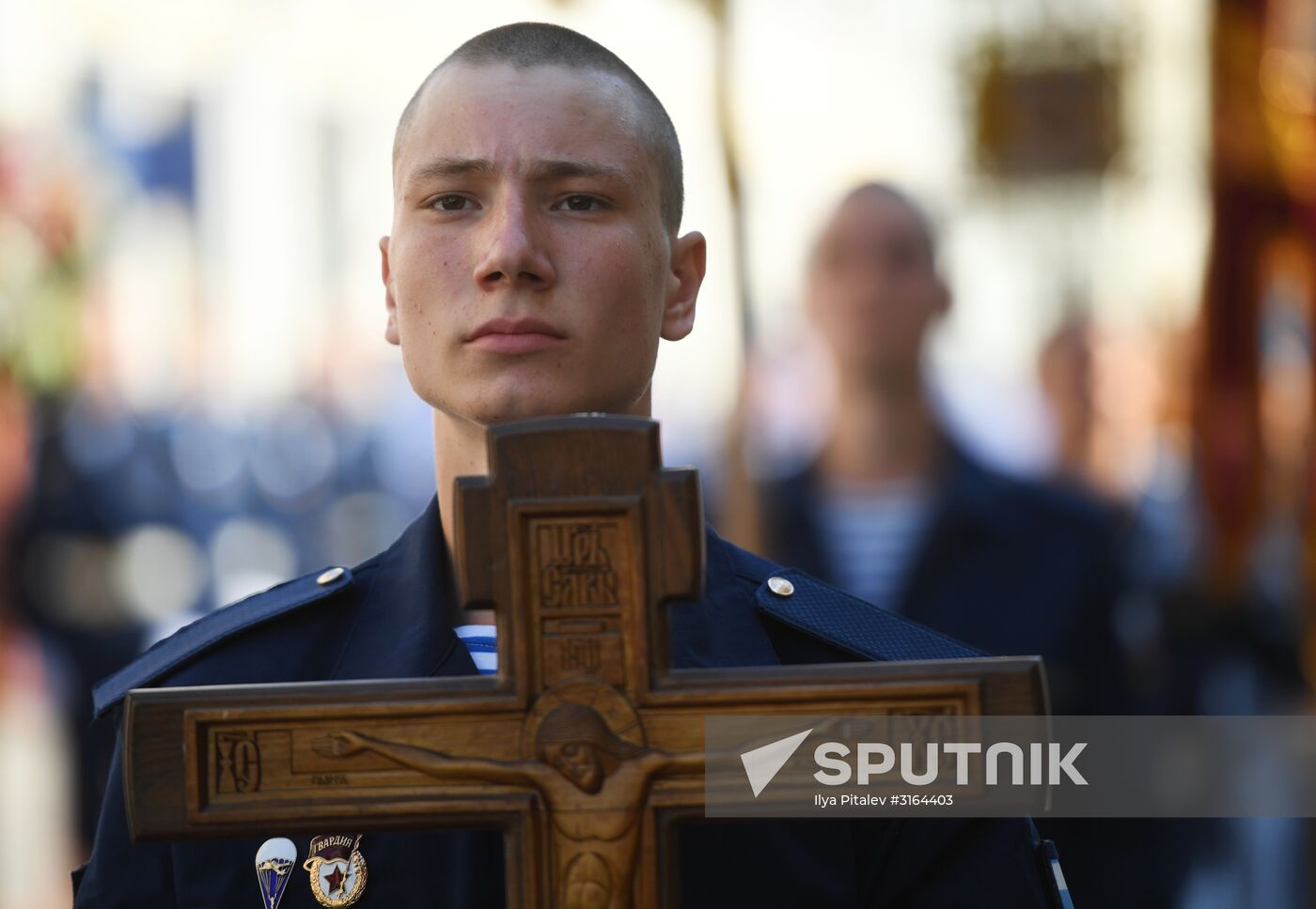 Paratroopers' Day on Red Square