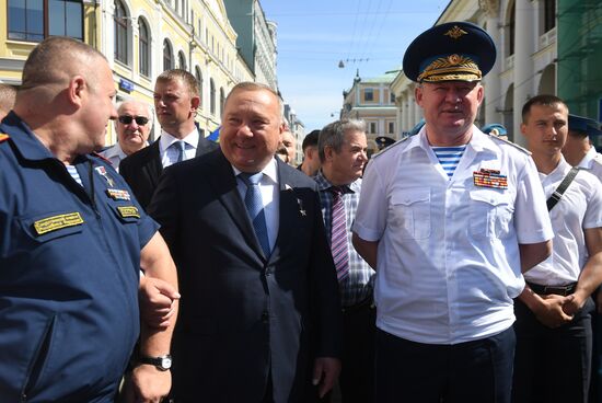 Paratroopers' Day on Red Square