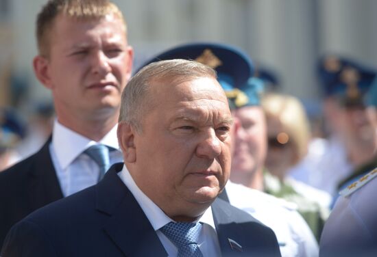 Paratroopers' Day on Red Square
