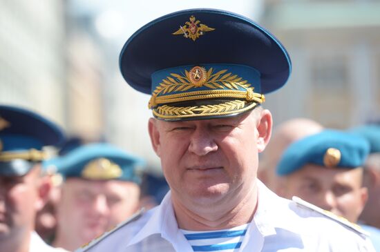 Paratroopers' Day on Red Square